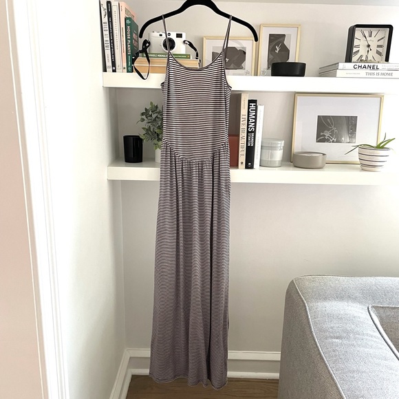 RACHEL Rachel Roy XS Black/Gray Maxi Dress (Worn) - Picture 1 of 5